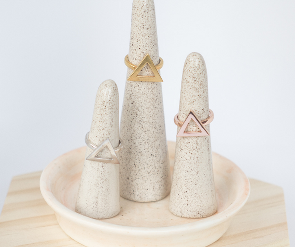 Triangle Ring // Anillo Triángulo