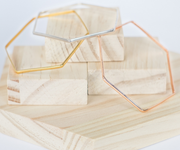 Hexagon Bracelet // Brazalete Hexágono